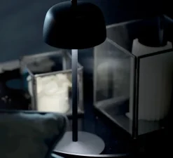 Lampe à poser, Circe, noir, IP65, LED, dim, 2200-3000K, 214 - 224 lm, Ø11cm, H30cm - Zafferano