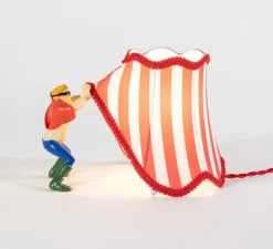 Lampe à poser, Circus Jimmy, rouge, blanc, Ø26cm, H19cm - Seletti