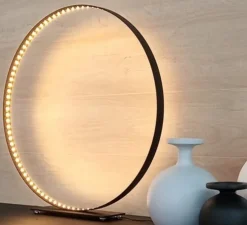 Lampe à poser, Classic, noir, LED, dim, 2700k, 1056 lm, Ø63cm, P10cm - Le Deun