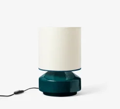 Lampe à poser, Claude, bleu sarah, Ø18,2cm, H27cm - Sarah Lavoine