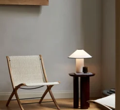 Lampe à poser, Colette ATD6, blanc et noir, Ø32cm, H30cm - Andtradition