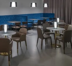 Lampe à poser, Colette, gris fumé, Ø25cm, H29,5cm - Pedrali