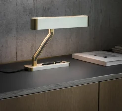 Lampe à poser, Colt, laiton, L43cm, H27,9cm - Bert Frank