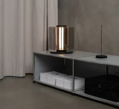 Lampe à poser, Column 300, carbone, LED, dim, 1800-3000K, 711 lm, Ø27,5cm, H31cm - A-N-D