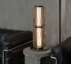 Lampe à poser, Column 175, carbone, LED, dim, 1800-3000K, 1422 lm, Ø20cm, H60cm - A-N-D