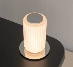 Lampe à poser, Column 175, ivoire, LED, dim, 1800-3000K, 711 lm, Ø17,5cm, H31cm - A-N-D