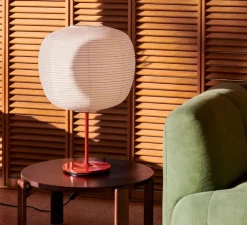 Lampe à poser, Common Lamp base peach, blanc, rouge, Ø44cm, H67cm - HAY