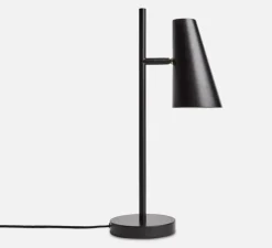 Lampe à poser, Cono, noir, Ø15,5cm, H50cm - WOUD