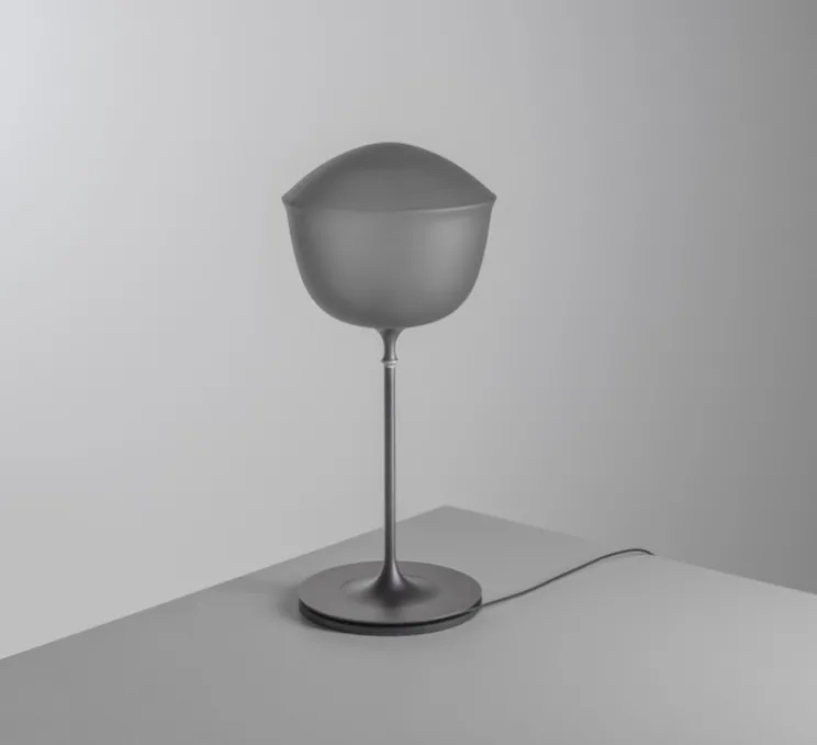 Lampe à poser, Contour 225, gris ardoise, LED, dim, 1800-3000K, Ø22,5cm, H49,5cm - A-N-D