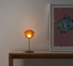 Lampe à poser, Contour 225, jaune citrine, LED, dim, 1800-3000K, Ø22,5cm, H49,5cm - A-N-D