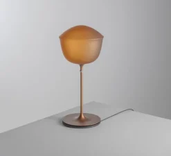 Lampe à poser, Contour 225, jaune citrine, LED, dim, 1800-3000K, Ø22,5cm, H49,5cm - A-N-D