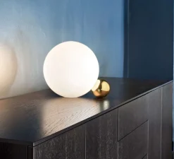 Lampe à poser, Copycat, blanc, or, LED, dim, 2700K, 900 lm, Ø30cm, H29,8cm - Flos