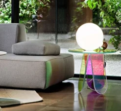 Lampe à poser, Copycat, blanc, or, LED, dim, 2700K, 900 lm, Ø30cm, H29,8cm - Flos