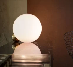 Lampe à poser, Copycat, blanc, or, LED, dim, 2700K, 900 lm, Ø30cm, H29,8cm - Flos