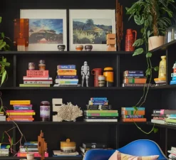 Lampe à poser, Corner, laiton, marron, Ø16cm, H35,5cm - HK Living