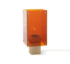 Lampe à poser, Corner, laiton, marron, Ø16cm, H35,5cm - HK Living