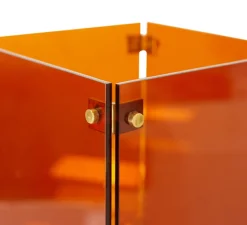 Lampe à poser, Corner, laiton, marron, Ø16cm, H35,5cm - HK Living