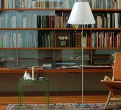 Lampe à poser, Costanza, D13t.c., aluminium, LED, Ø40cm, H160cm - Luceplan