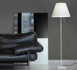 Lampe à poser, Costanza, D13t.c., aluminium, LED, Ø40cm, H160cm - Luceplan