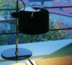 Lampe à poser, Coupé, noir, H40cm - Oluce