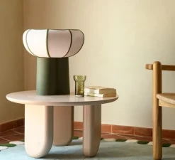 Lampe à poser, Couqueto, vert romarin, Ø45cm, H44,5cm - Margaux Keller Collections