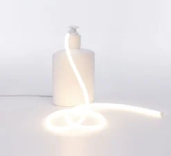 Lampe à poser, Daily Glow Soap, bouteille de savon, blanc, LED, 3000K, 1350lm, Ø10cm, H22cm - Seletti