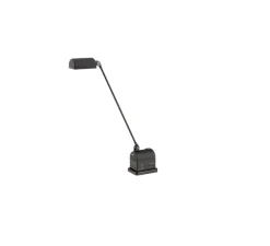 Lampe à poser, Daphinette Led, Noir soft touch, LED, 2700K, 410 lm, L9,5cm, H43cm - Lumina