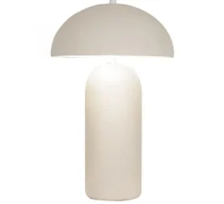 Lampe à poser, Design, blanc mat, Ø29,5cm, H48cm - Zambelis