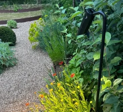 Lampe à poser, d'extérieur, Dark Sky Kew 40 Spike S, noir, IP66, LED, 2700K, 450 lm, Ø4cm, H95,5cm - John Cullen