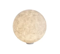 Lampe à poser, d'extérieur, Ex.Moon 1, blanc, IP65, Ø50cm, H50cm - In-es.artdesign