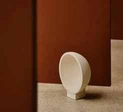 Lampe à poser, d'extérieur, Gaia, beige, IP55, LED, 2700K, 214 lm, L35cm, H35cm - Faro