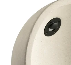 Lampe à poser, d'extérieur, Gaia, beige, IP55, LED, 2700K, 214 lm, L35cm, H35cm - Faro