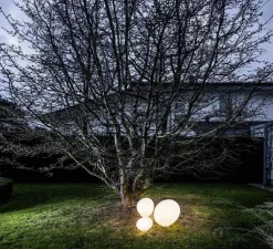 Lampe à poser, d'extérieur, Gregg Outdoor media, blanc, IP65, L31cm, H27cm - Foscarini