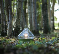 Lampe à poser, d'extérieur, La Hutte N°1, vert fougère, IP65, Ø34,4cm, H56cm - Roger Pradier