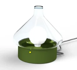 Lampe à poser, d'extérieur, La Hutte N°1, vert fougère, IP65, Ø34,4cm, H56cm - Roger Pradier
