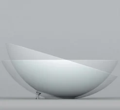 Lampe à poser, d'extérieur, Solar, marron, IP65, Ø80cm, H26cm - Foscarini