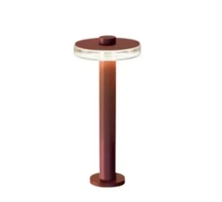 Lampe à poser, d'extérieur, Venexia corten 45, Marron-orangé, IP65, LED, 2700K, 594 lm, Ø22cm, H45cm - PANZERI