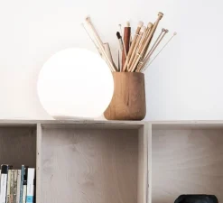 Lampe à poser, Dioscuri table 25, blanc, Ø25cm, H23cm - Artemide