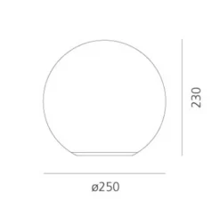 Lampe à poser, Dioscuri table 25, blanc, Ø25cm, H23cm - Artemide