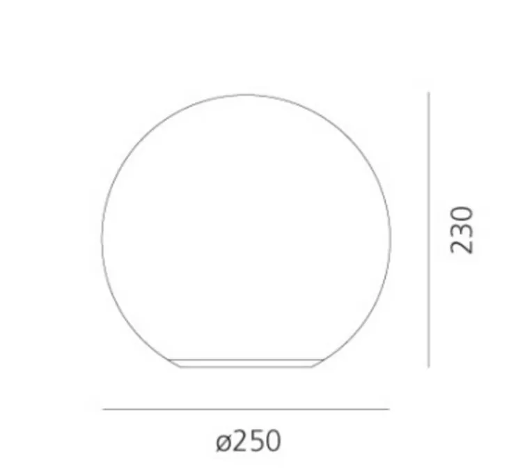 Lampe à poser, Dioscuri table 25, blanc, Ø25cm, H23cm - Artemide