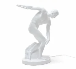 Lampe à poser, Discobolux lamp, blanc, L34cm, H51cm - Seletti