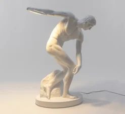 Lampe à poser, Discobolux lamp, blanc, L34cm, H51cm - Seletti