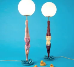 Lampe à poser, Diver lamp, rouge, Ø25cm, H95cm - Seletti