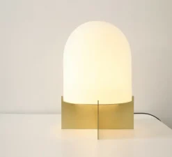Lampe à poser, Dome , blanc, Ø47cm, H76cm - SkLO Studio
