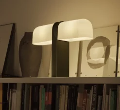 Lampe à poser, Duo, blanc, L35,8cm, H27,5cm - Santa & Cole