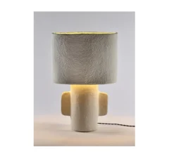 Lampe à poser, Earth, abat-jour ovale, blanc, L36cm, H54cm - Serax