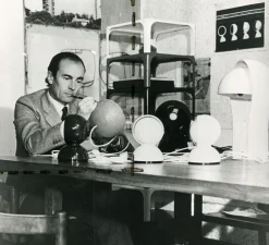 Lampe à poser, Eclisse, miroir, Ø12cm, H18cm - Artemide