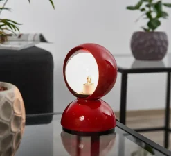 Lampe à poser, Eclisse, rouge, Ø12cm, H18cm - Artemide