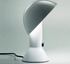 Lampe à poser, ELMETTO, blanc, H28cm - Martinelli-luce