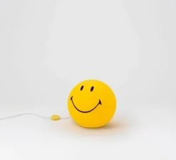 Lampe à poser enfant, Star Light Smiley, jaune, L25cm, H25cm - Mr Maria